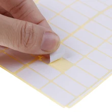1680 Uds. Un lote de 10*20mm etiquetas adhesivas blancas en blanco, etiqueta adhesiva de papel pequeña, pegatinas para escribir, calcomanía de nota, etiquetas artesanales