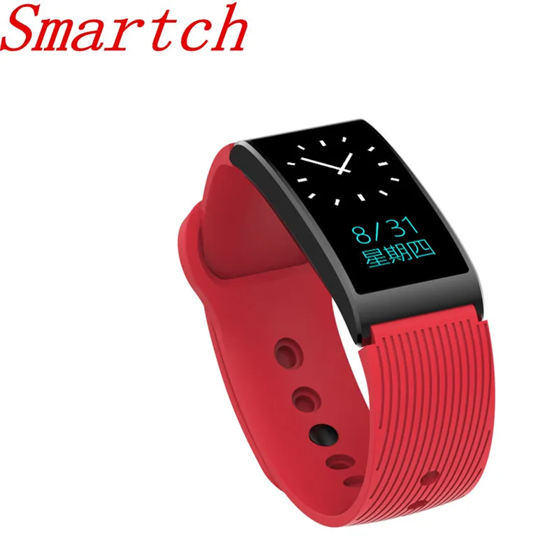 

Smartch X3 Smart Bracelet 0.96 Inch TFT IPS Color Watch Band Support Waterproof IP68 Heart Rate Pedometer Fitness Trac