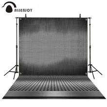 Allenjoy абстрактный металлический фон пустая палуба стол сетка современный черный блеск фон фотосессии фоны для 3D фотографии
