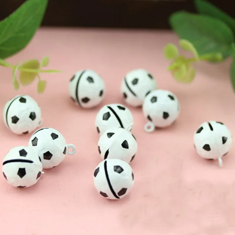 2pcs/bag Cartoon football Copper Small Bells 21*18MM Fit Festival &amp Wedding Party Decoration Cell Accessories 031002009 | Дом и сад