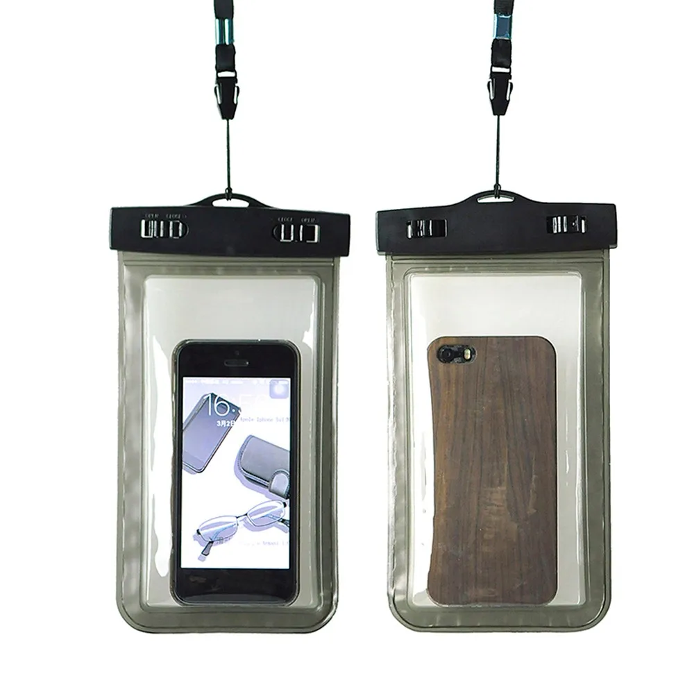 

100% Waterproof Bag Case Pouch Durable Dust Proof Underwater Pack Cover Case For iPhone/iphone 6 Travel Running Swimming Pouch