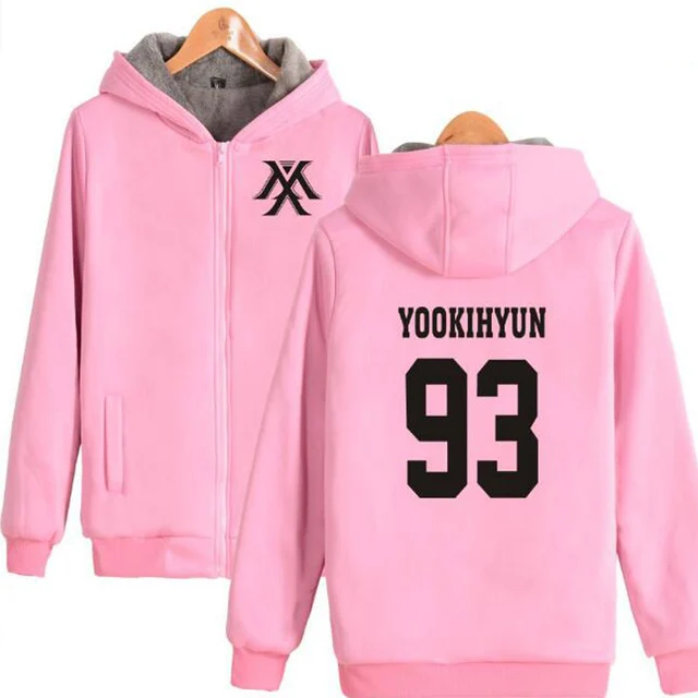 korean pink hoodie