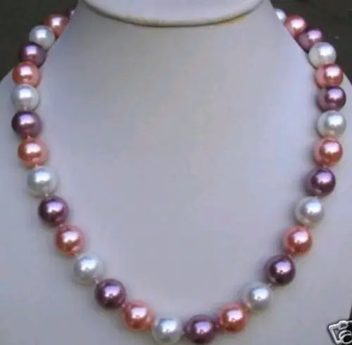 

Free shipping >>>>>Beautiful 10MM SOUTH SEA SHELL PEARL NECKLACE