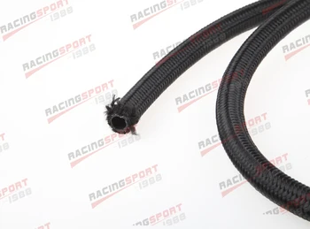 

AN -8 AN8 AN08 Stainless Nylon Braided Fuel Line Oil Gas Hose