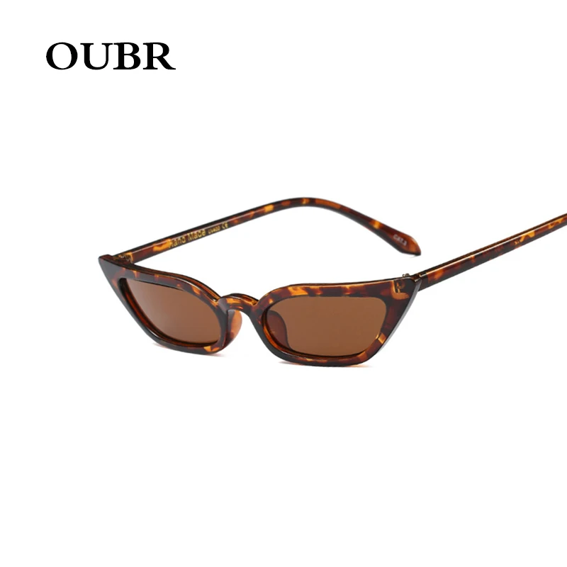 OUBR кошачьи глаза женские солнцезащитные очки мужской модный козырек