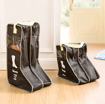 

Portable Big Shoes Storage Bags Hanging Closet Cabin Shoe Cover Boots Organizer Sack Storaging Bag With Zipper Boot Protector