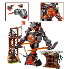 Fit Ninjagoes 70626 Dawn of Iron Doom Mech набор мини-фигурок Zane Floyd WU JAY Kai DIY строительные блоки игрушки для детей Подарки