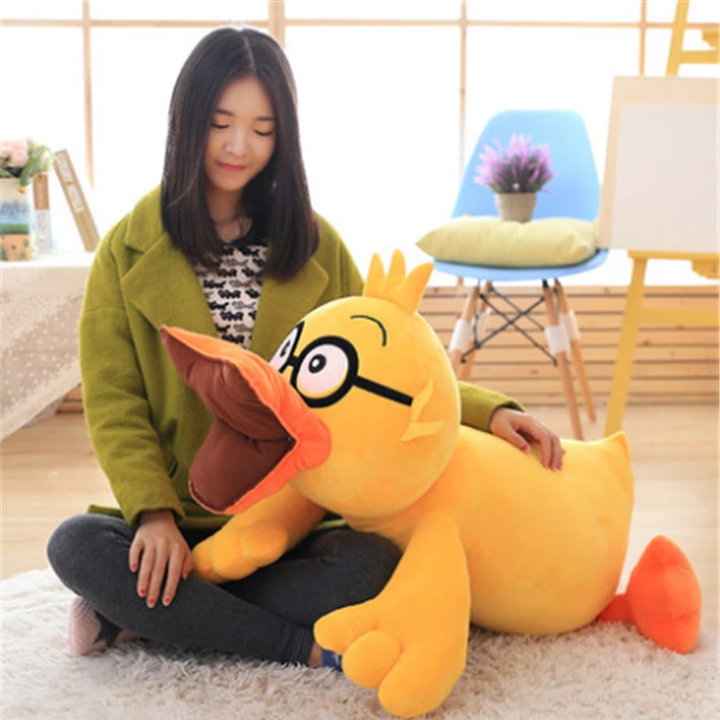 Fancytrader Big Anime Plush Duck Toys  Huge Soft Stuffed Lovely Duck Animals Pillow Doll 80cm 31inch Gifts for Children