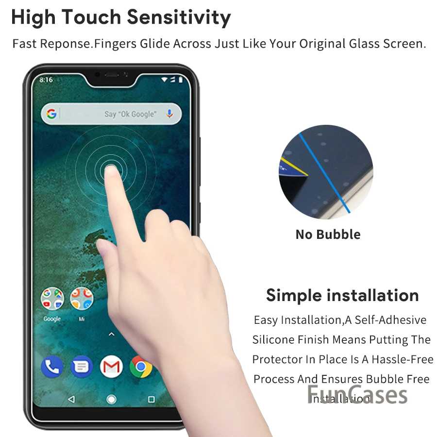 Закаленное стекло для xiaomi 8 lite glass mi Se Pro 8se Защитная пленка экрана 2.5D 0 26 мм 9