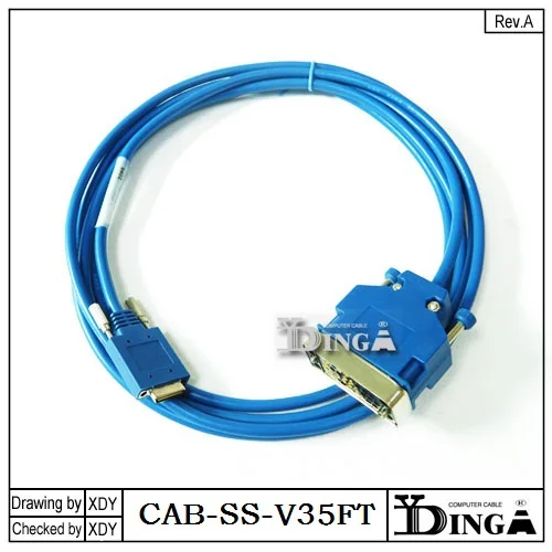 CAB-SS-V35FT = кабель 10 футов V35 Female DTE/v26 Smart serial для cisco |