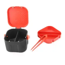 Дышащая Рыболовная Снасть коробка абс рыболовная коробка рыболовная приманка в форме земляного червя приманка «Червь» Снасти Коробка для хранения