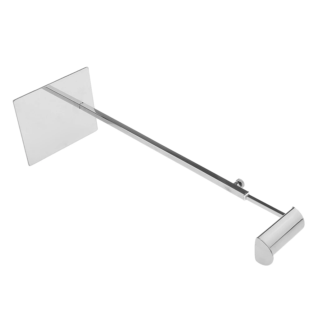 Adjustable Handbag Bag Display Stand Stainless Steel Rack Shelf for Clothes Scarf Purse Hat Retail Shop Display - Silver