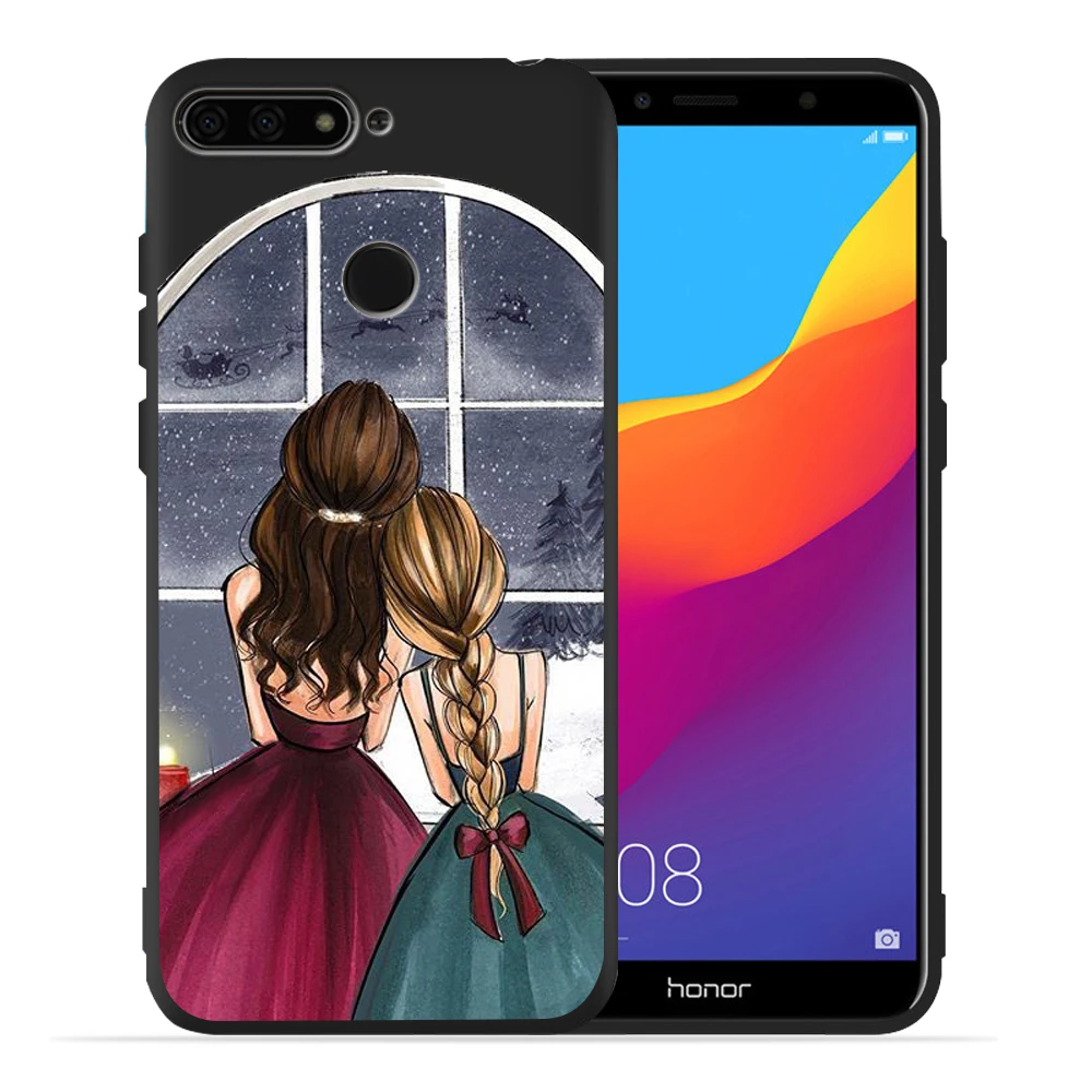 Чехол для Huawei Honor 10 Lite, Модный чехол Super Mom, милый детский чехол для Honor 9 Lite 10 9 8 8x 8c 8 Lite, защитный чехол Etui