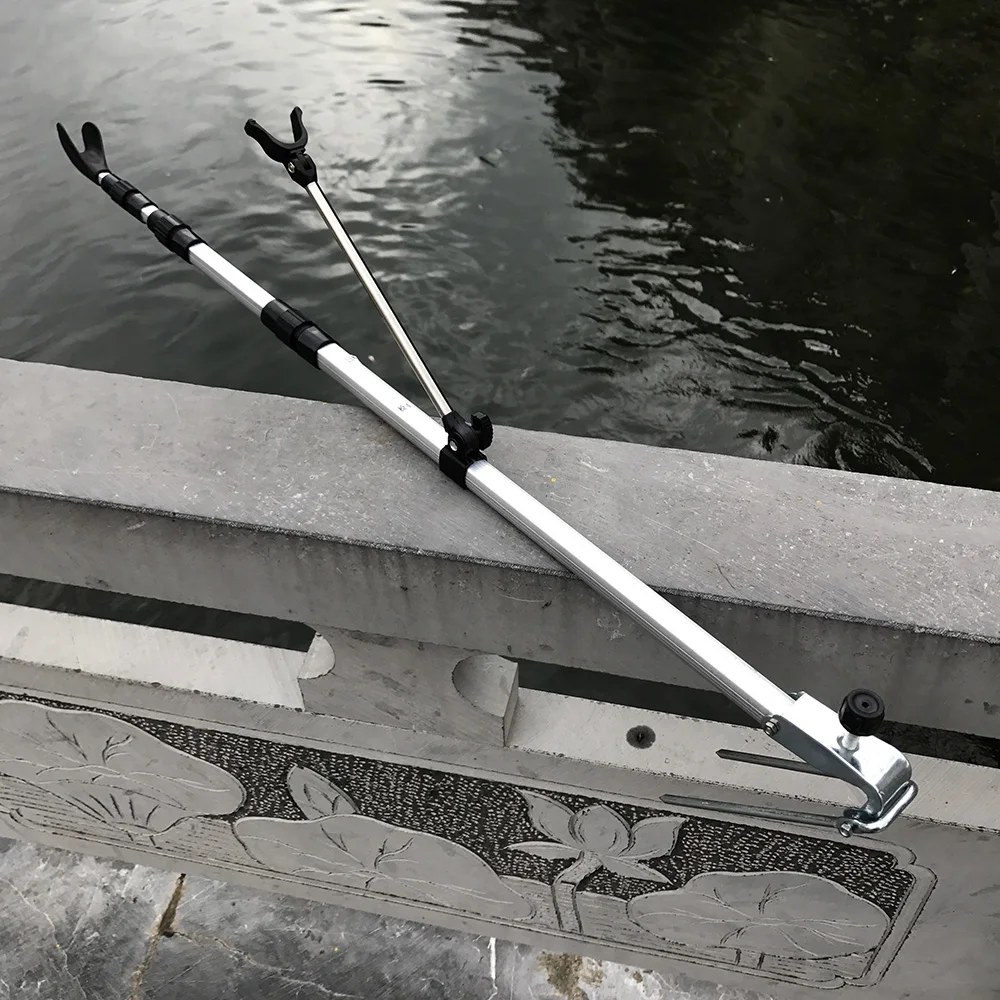 Aluminum Alloy Multifunctional Telescoping Fishing Pole Hand Rod Holder