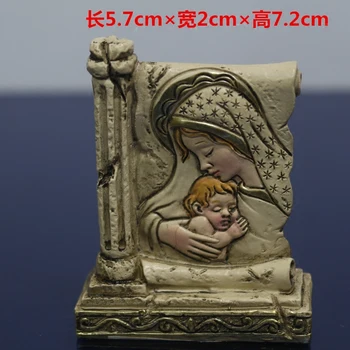 

The Maria Christ Christian love angel figure decoration accessories Madonna Virgin Mary Notre Dame Jesus Jesu small figurine