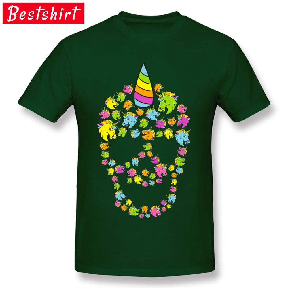 Angry Unicorns Lovers Day 100% Cotton Crewneck T Shirt Short Sleeve Comics Sweatshirts Rife cosie Top T-shirts Angry Unicorns dark