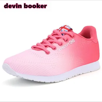 

New listing hot sale Spring and summer women Flying line Breathable running shoes sports shoes DJG606