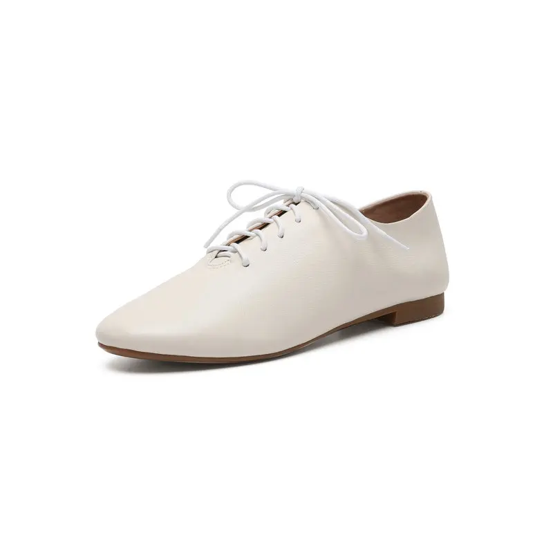 Taille Gratuite Bout Talons 39 Noir Chaussures Beige Rond Bas Livraison Printemps 40 Véritable En Femme Cuir Robe automne Pompes noir Salu fqUwdxAf