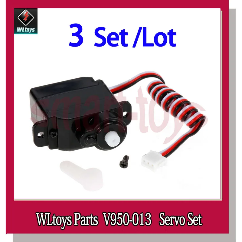 

3Set V950 Original Servo V950-014 for WLtoys V950 6CH RC Helicopter Spare Parts
