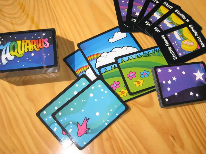 

Pokemon Cards Aquarius Card Game Family Board Games Popular Strategy Party Funy Flowers Girls Indoor Board Games