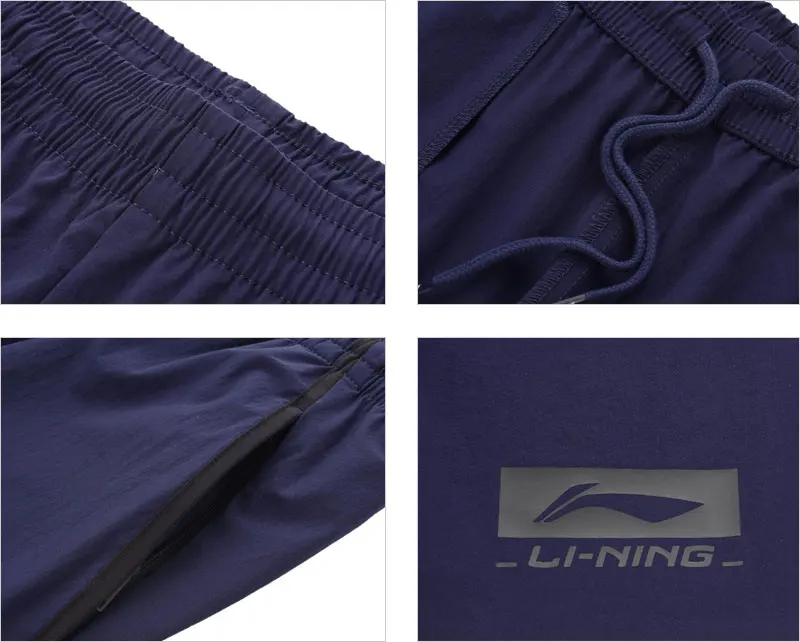 Li-Ning мужские баскетбольные спортивные шорты, дышащие, обычная посадка, 88% нейлон, 12% спандекс, удобные спортивные шорты AKSP053 MKD1628