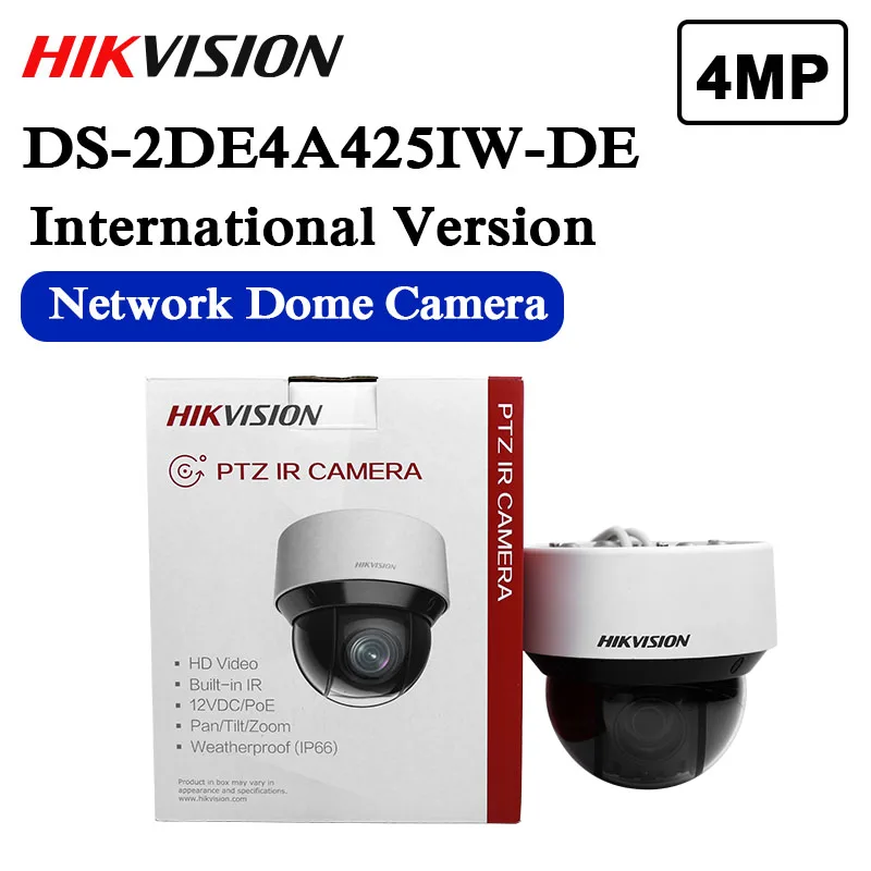 Бесплатная доставка английская версия DS 2DE4A425IW DE Замена 2DE4A320IW 4MP 25x сетевая IR PTZ