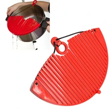 Kitchen Pot Strainer Water Filters Drainer Expandable Sieve Colander Bright Plastic Drain Tools Kitchen accessories