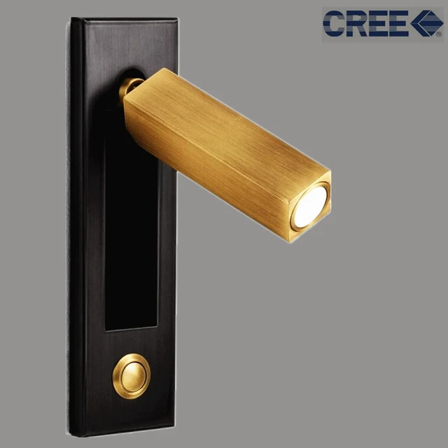 3W Wall Light Recessed Bedroom Wall Lamp Indoor LED Bedside Decoration