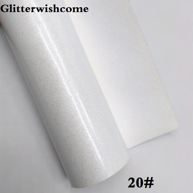 20 Glitterwishcome 21X29 см A4 размер винил для бантов гладкая блестящая кожа Fabirc искусственная кожа листы для бантов, GM224A - Цвет: 20