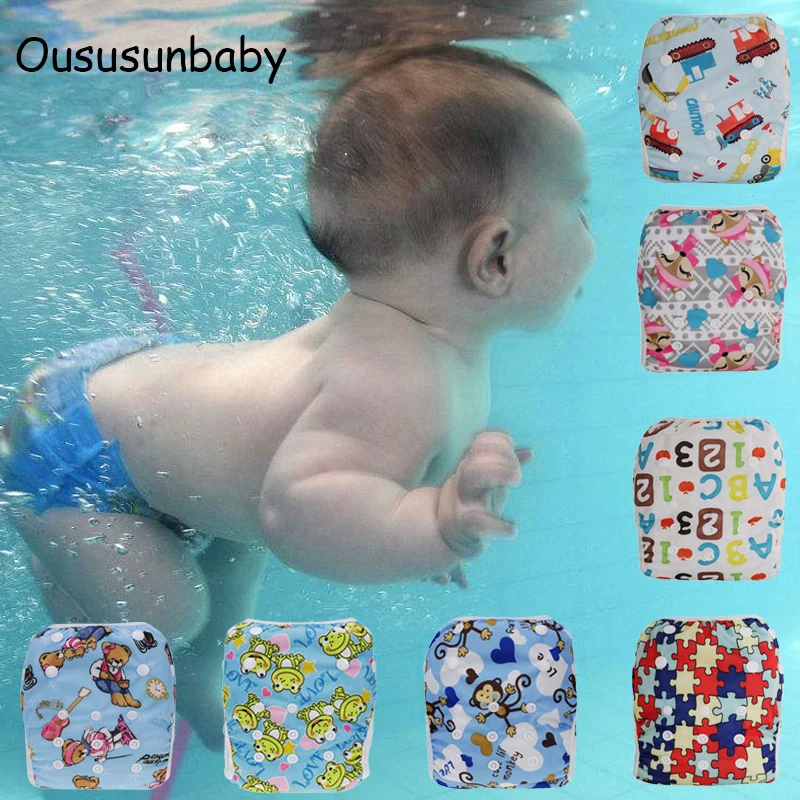 10 40 lbs Unisex Swimming Diaper Nappies Baby Waterproof Reusable Washable Pool Cover Children