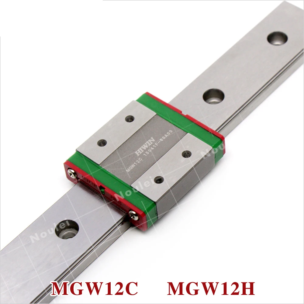 MGW12 HIWIN 12mm mini Linear Guide Rail MGW 12 C MGW12C MGW12H 350mm 400mm 500mm 450mm 600mm with block | Обустройство дома
