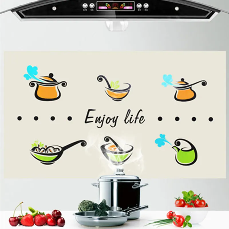 Kitchen Wall Stove Aluminum Foil Oil-proof Stickers Anti-fouling High-temperature Self-adhesive Croppable Wall Sticker Kitchen Wall Stove Aluminum Foil Oil-proof Stickers Anti-fouling High-temperature Self-adhesive Croppable Wall Sticker