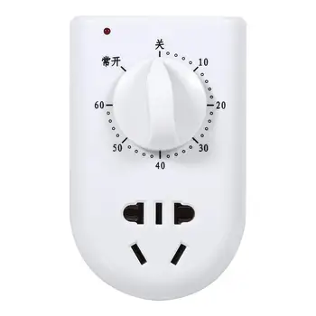 

1Pc AC 220V 10A Electronic Digital 60Min Countdown Control Wall Plug Timer Socket Time Switch