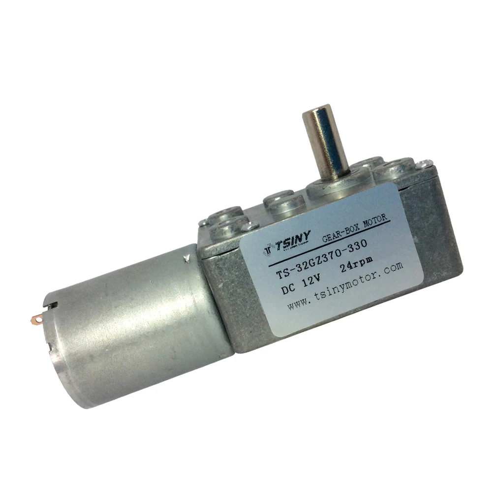 

370 DC Micro Gear Motor 12V High Torque 0.6/2/5/9/15/24/45/64/110rpm (Speed Optional ) for DIY Hobby