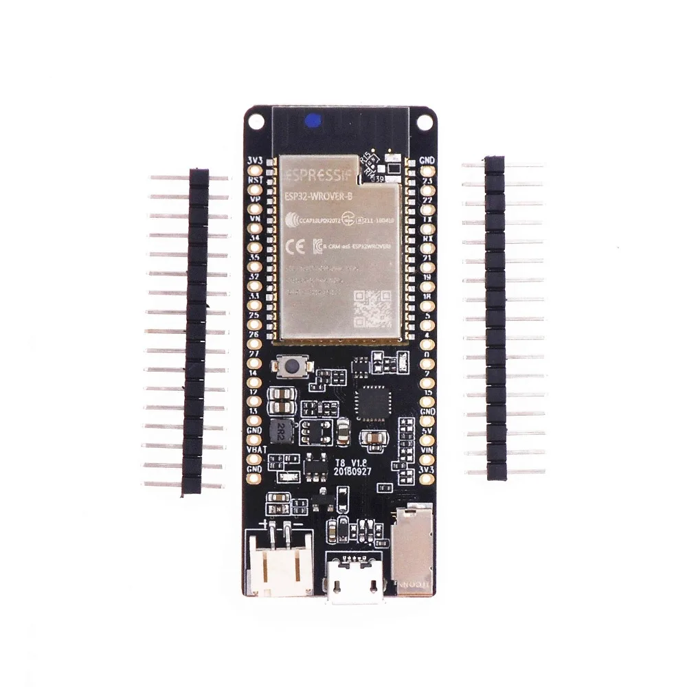 

for TTGO ESP32-WROVER-B T8 V1.8 ESP32 8MB PSRAM TF Card WiFi Module Bluetooth Development Board
