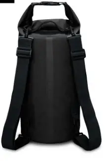 5L/10L/15L/20L/30L водонепроницаемые сумки ПВХ сумка для хранения сухих мешков сплав на каноэ каяках Спорт на открытом воздухе сумки для плавания Дорожный комплект рюкзак - Цвет: Black 30L