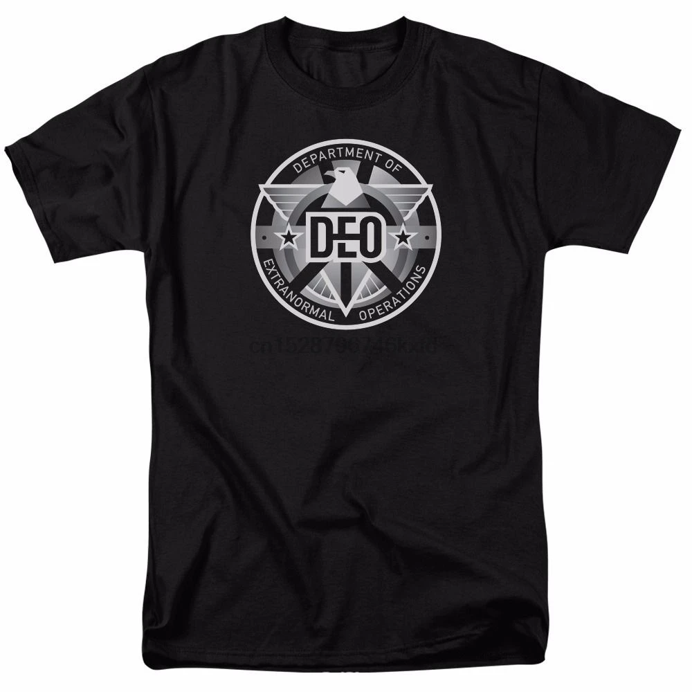

Supergirl Deo Logo Licensed Adult T Shirt Casual T-Shirt Male Short Sleeve Pattern New Metal Short Sleeve Casual Shirt