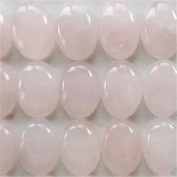 

(20 pieces/lot) Interesting Wholesale 18x13x5mm Rose Stone Oval CAB CABOCHON ZJ2322