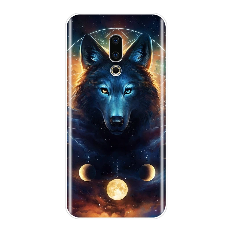 Крутой чехол для телефона с изображением волка s Meizu U10 U20 Pro 6 7 Plus силиконовый