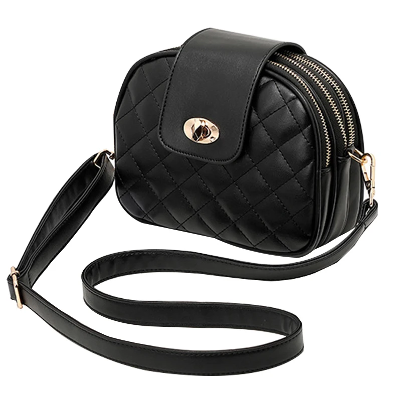 

Shoulder Bag 3 Folds Crossbody Bags For Women 2019 Luxury Designer Leather Bag Small Schoudertas Dames Messenger Bag Bolsas