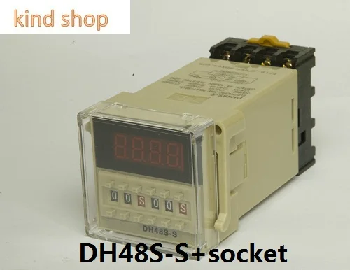 

Multifunction Digital Timer Relay On Delay 8 Pins SPDT DH48S-S 12V 24V 110V 220V