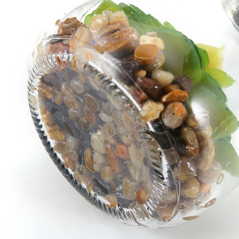 Artificial Succulents Solar Light Mason Jar Lights Bottle Nightlight Patio Outdoor Night Lamp Luces Led Decoracion 40JUL0110
