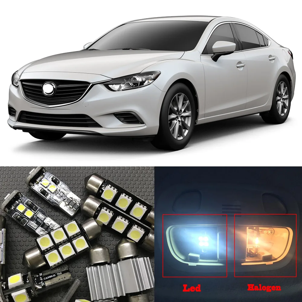 Auto Parts Accessories 8 Pcs Led Lights For 2005 Mazda 6