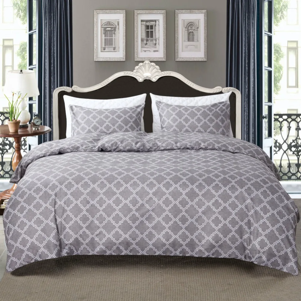 Classic-Geometric-Pattern-Duvet-Cover-with-Pillowcases-American-Style-Bedding-Set-Soft-Bedclothes-Twin-Queen-King-Size-Bed-Set