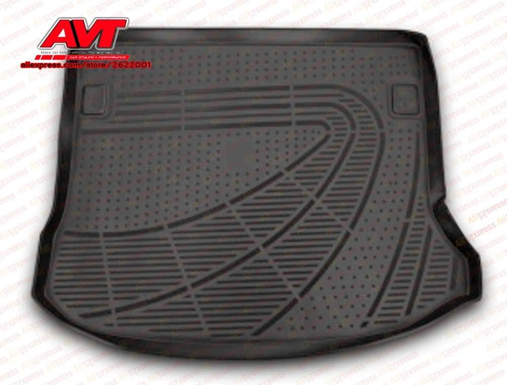 Trunk mats for Lada Largus 2012- 7 places 1 pcs rubber rugs non slip interior car styling accessories | Автомобили и мотоциклы