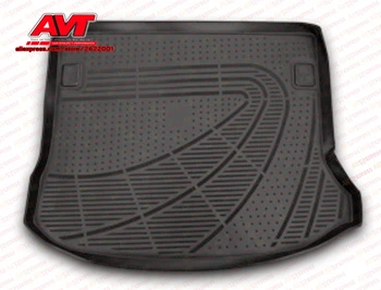 

Trunk mats for Lada Largus 2012- 7 places 1 pcs rubber rugs non slip rubber interior car styling accessories