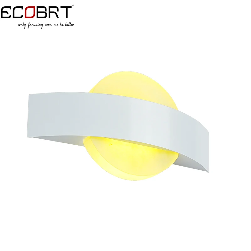 ECOBRT Fashion Modern Minimalist Bedroom Bedside Lamp LED Acrylic Balcony Corridor Creative Wall lighting Lamps