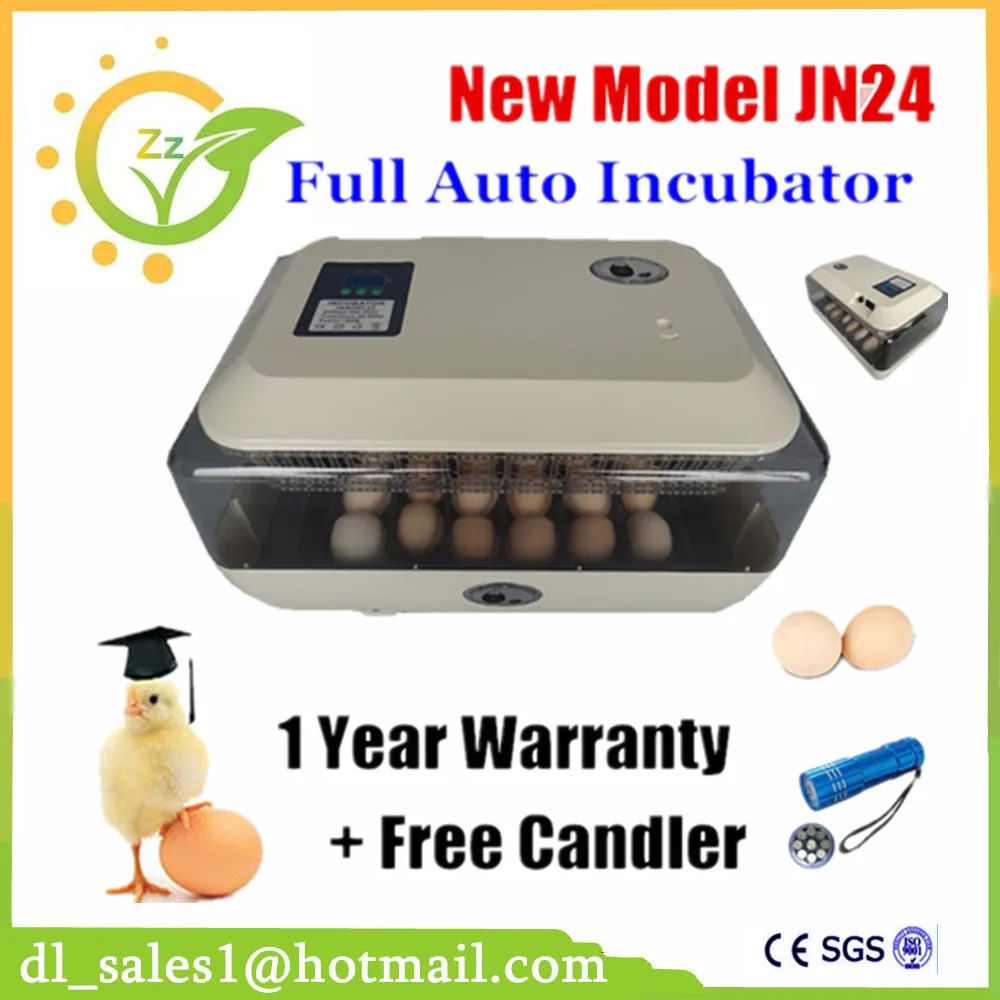 fully automatic poultry egg incubator 24 quail egg hatching machinein