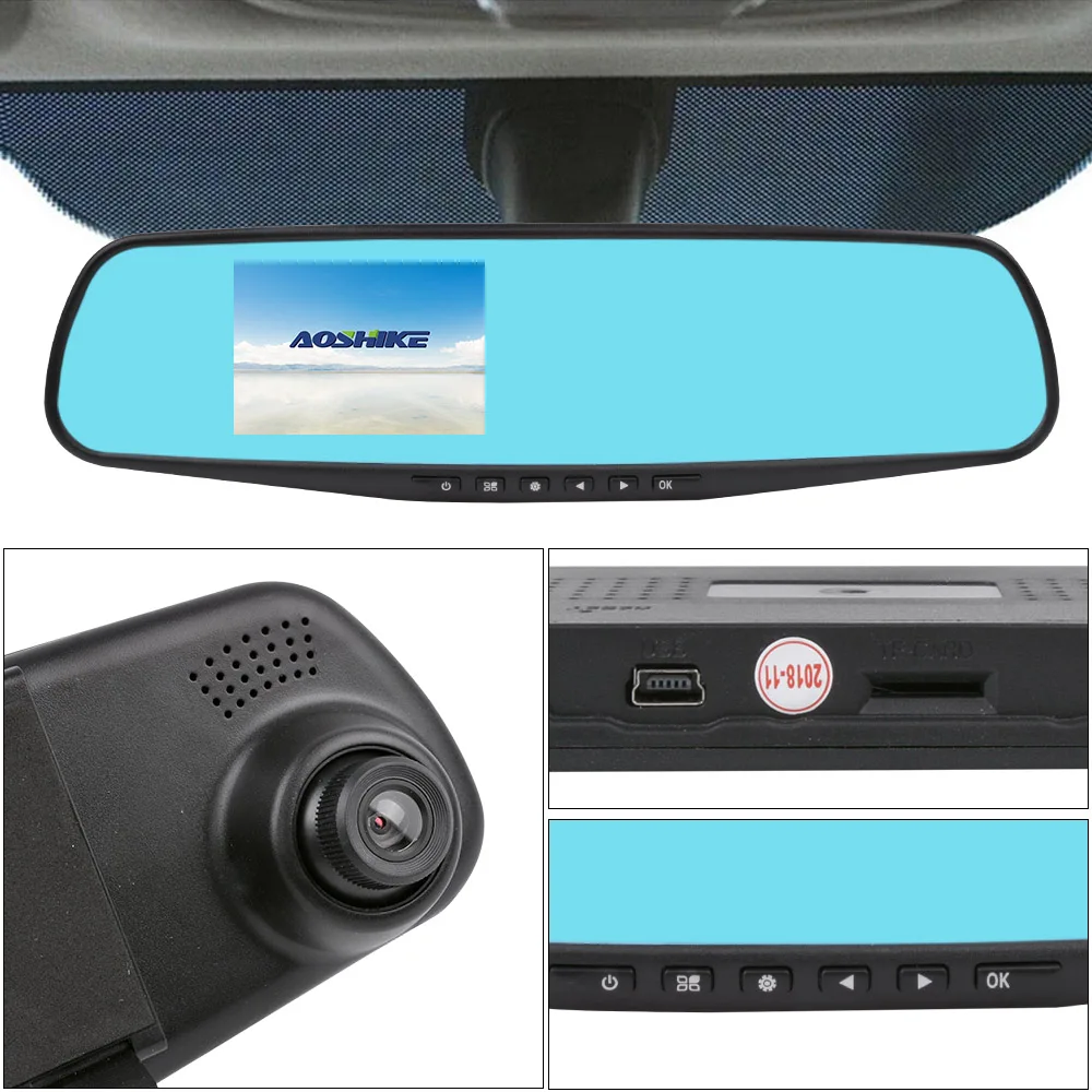  AOSHIKE 35 Zoll Touch HD 720 P Auto Rückspiegel Recorder Einzelnen Datensatz Display Auto DVR Fahrz