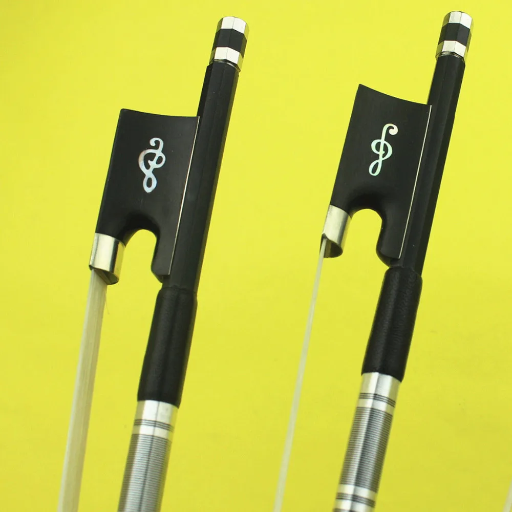 

1pc high class 4/4 black Carbon fiber Violin bow,violin accessories